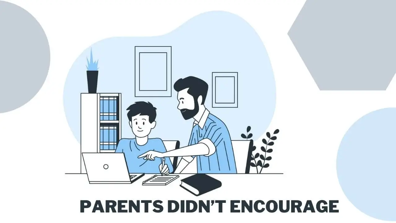 Parents Didn’t Encourage