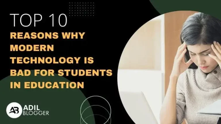 Top 10 Reasons Why Modern Technology is Bad for Students in Education